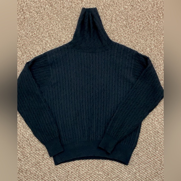 Women’s Small Petite Leyla Mitra 100% Cashmere Turtleneck Sweater - Picture 5 of 12